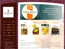 Tablet Screenshot of madameantonieta.com.br